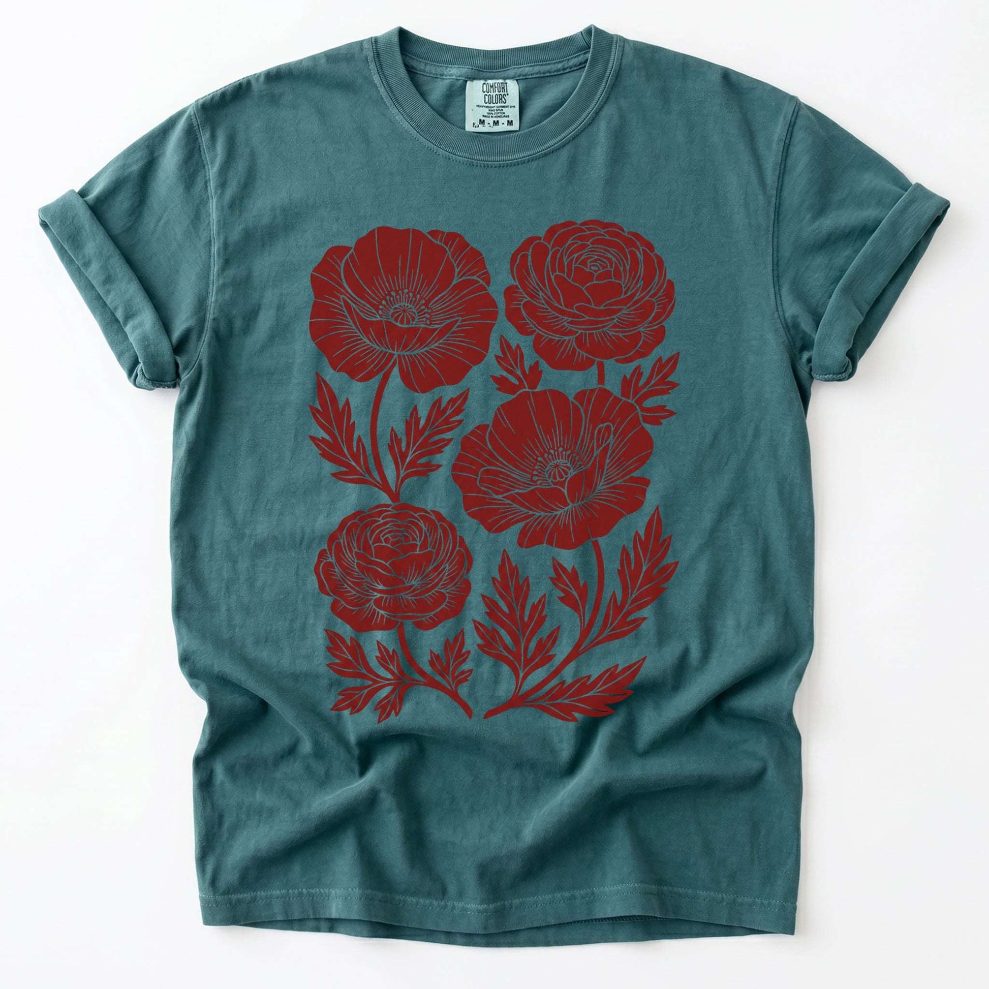 Botanical Blooms Vintage Washed T-Shirt