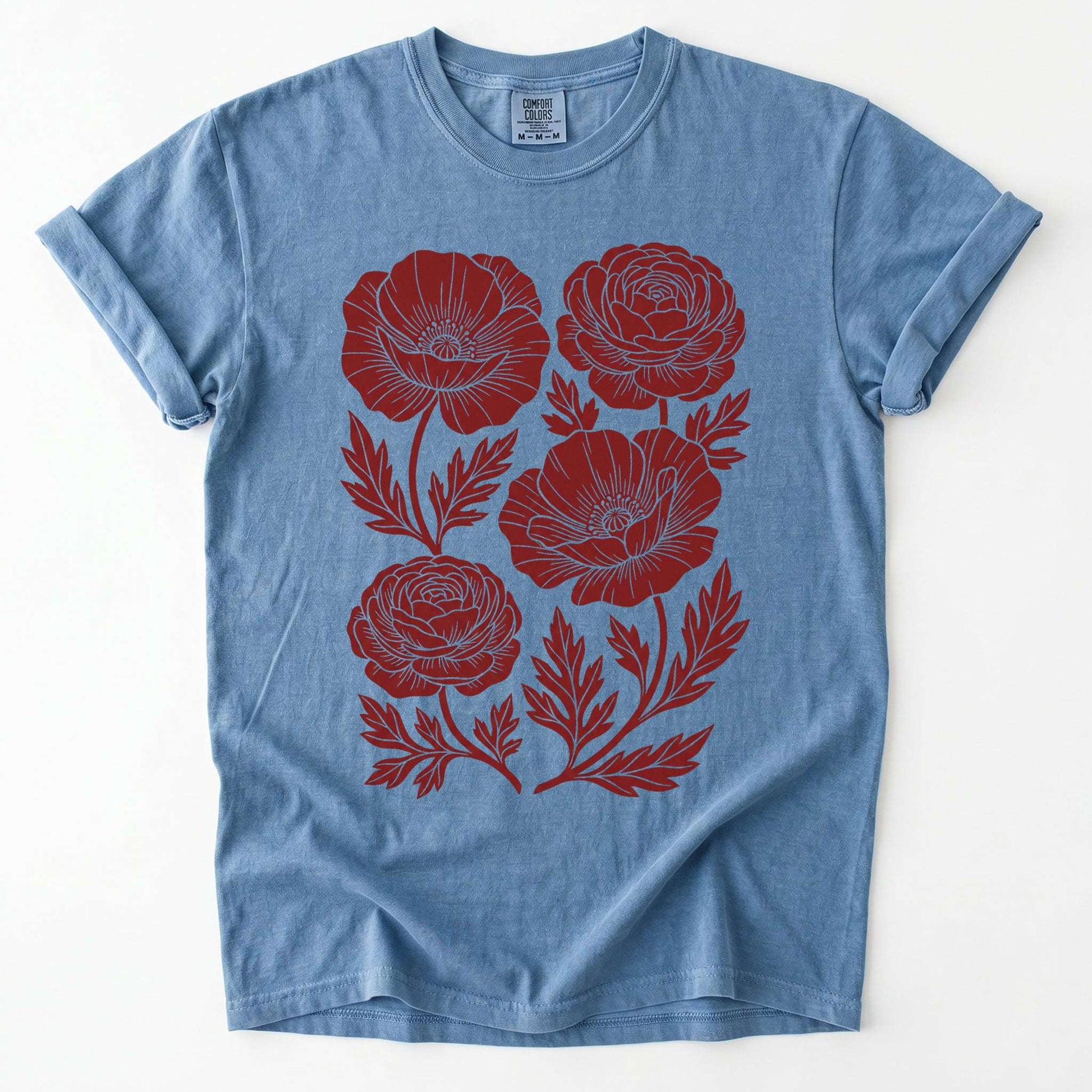 Botanical Blooms Vintage Washed T-Shirt