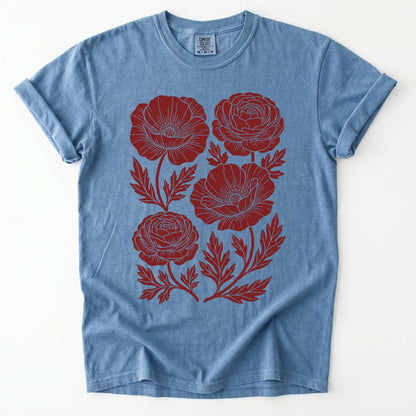Botanical Blooms Vintage Washed T-Shirt