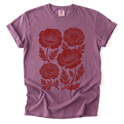 Botanical Blooms Vintage Washed T-Shirt
