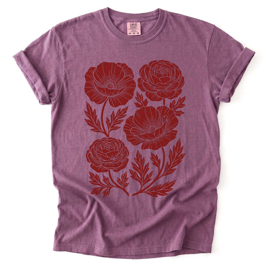 Botanical Blooms Vintage Washed T-Shirt