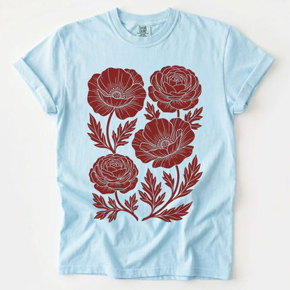 Botanical Blooms Vintage Washed T-Shirt