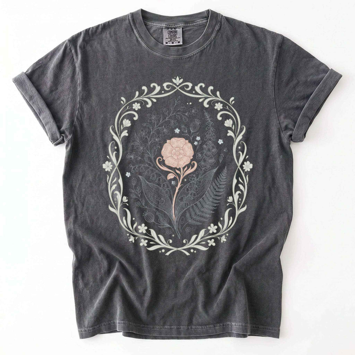 Botanical Frame Vintage Washed T-Shirt