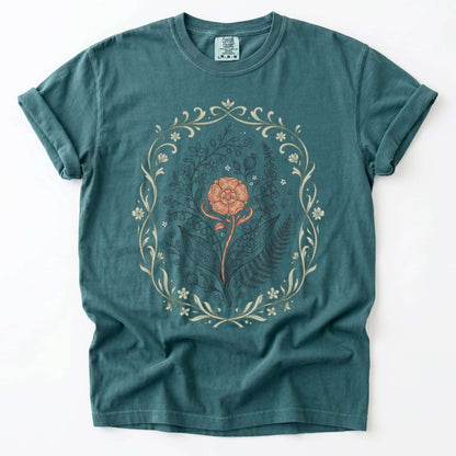 Botanical Frame Vintage Washed T-Shirt