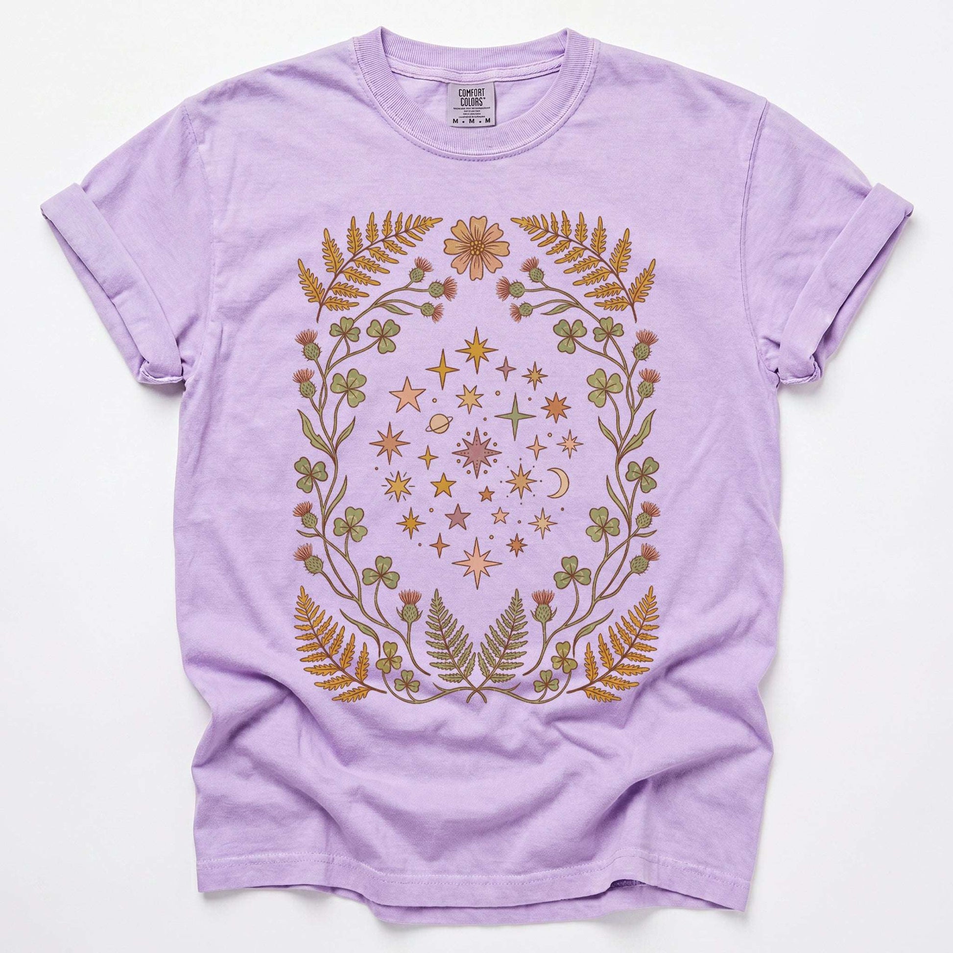 Botanical Starburst Vintage Washed T-Shirt