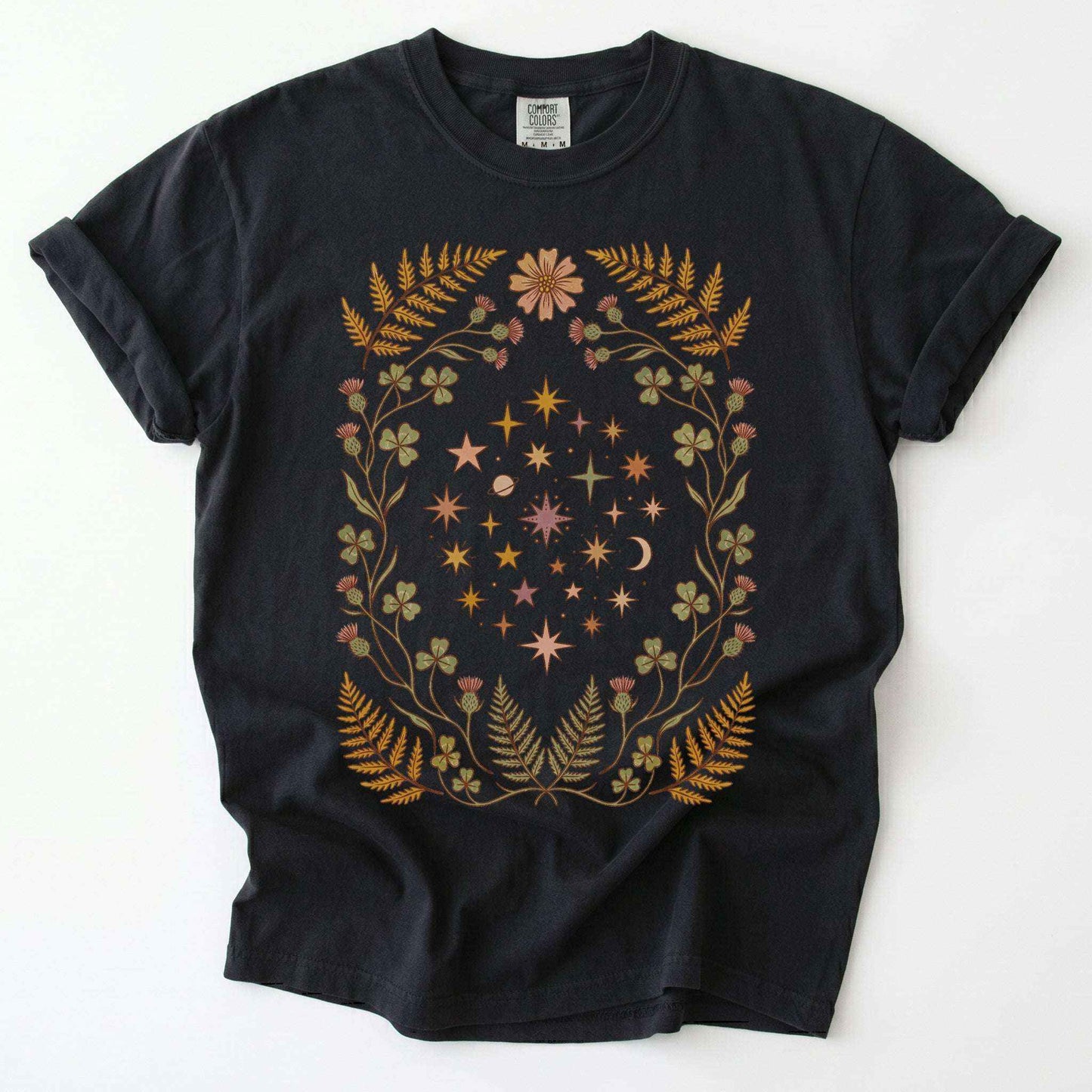 Botanical Starburst Vintage Washed T-Shirt
