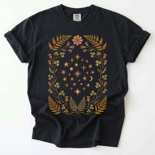 Botanical Starburst Vintage Washed T-Shirt