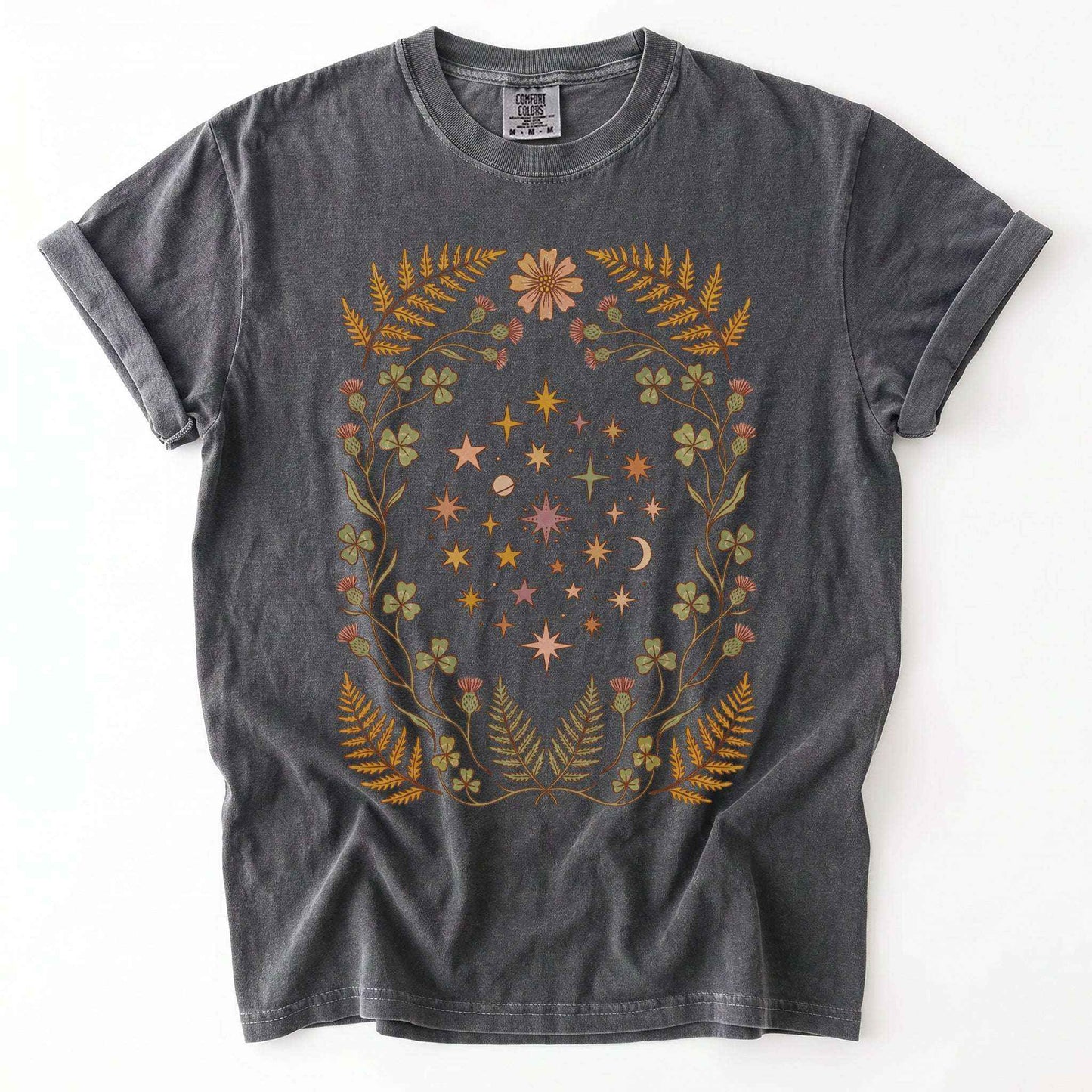 Botanical Starburst Vintage Washed T-Shirt