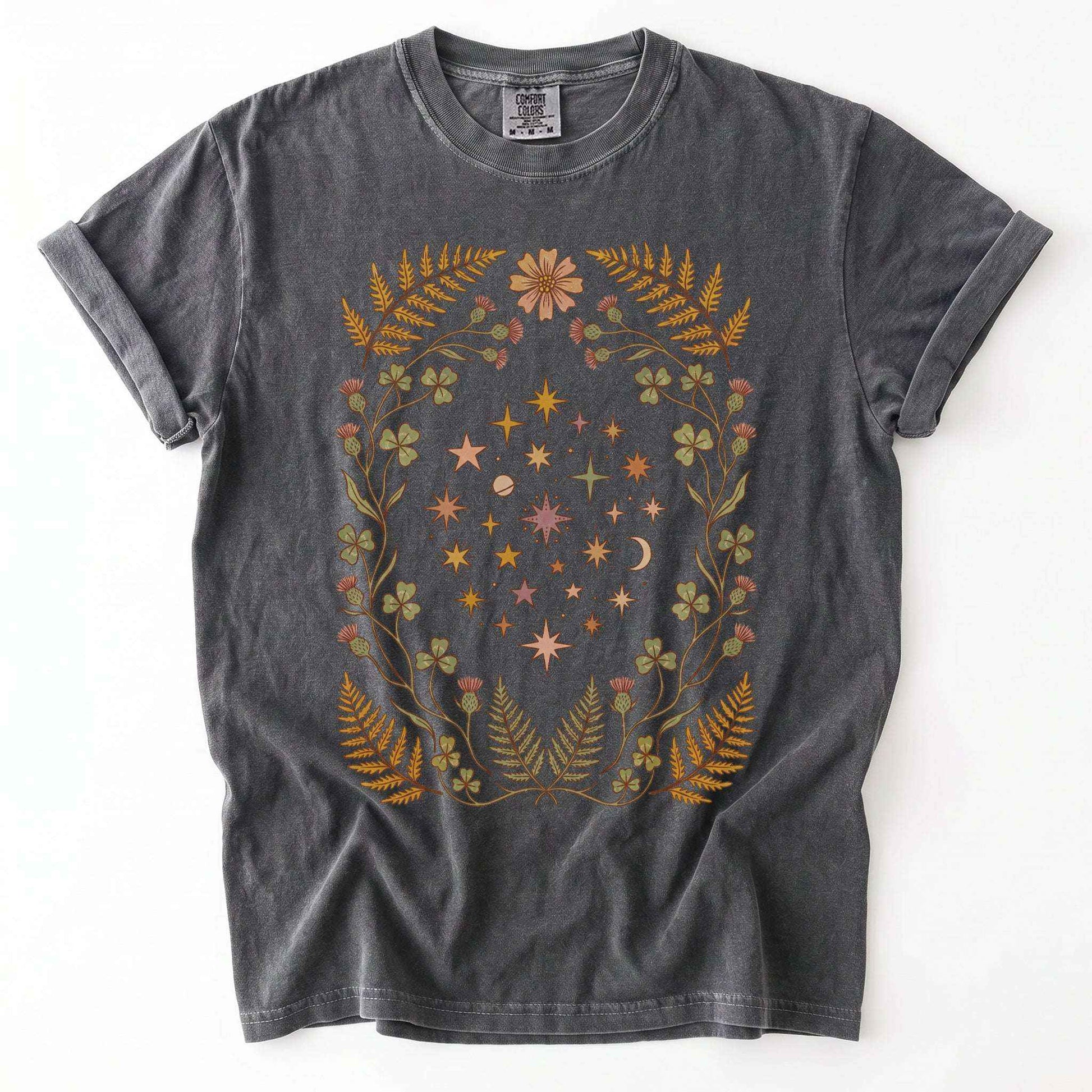 Botanical Starburst Vintage Washed T-Shirt