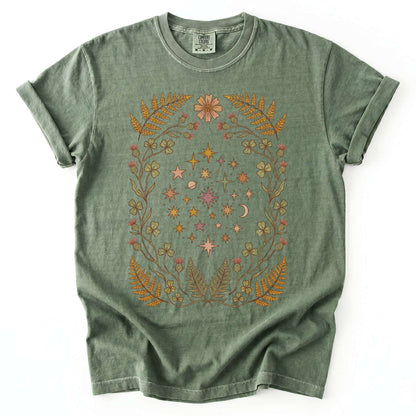 Botanical Starburst Vintage Washed T-Shirt