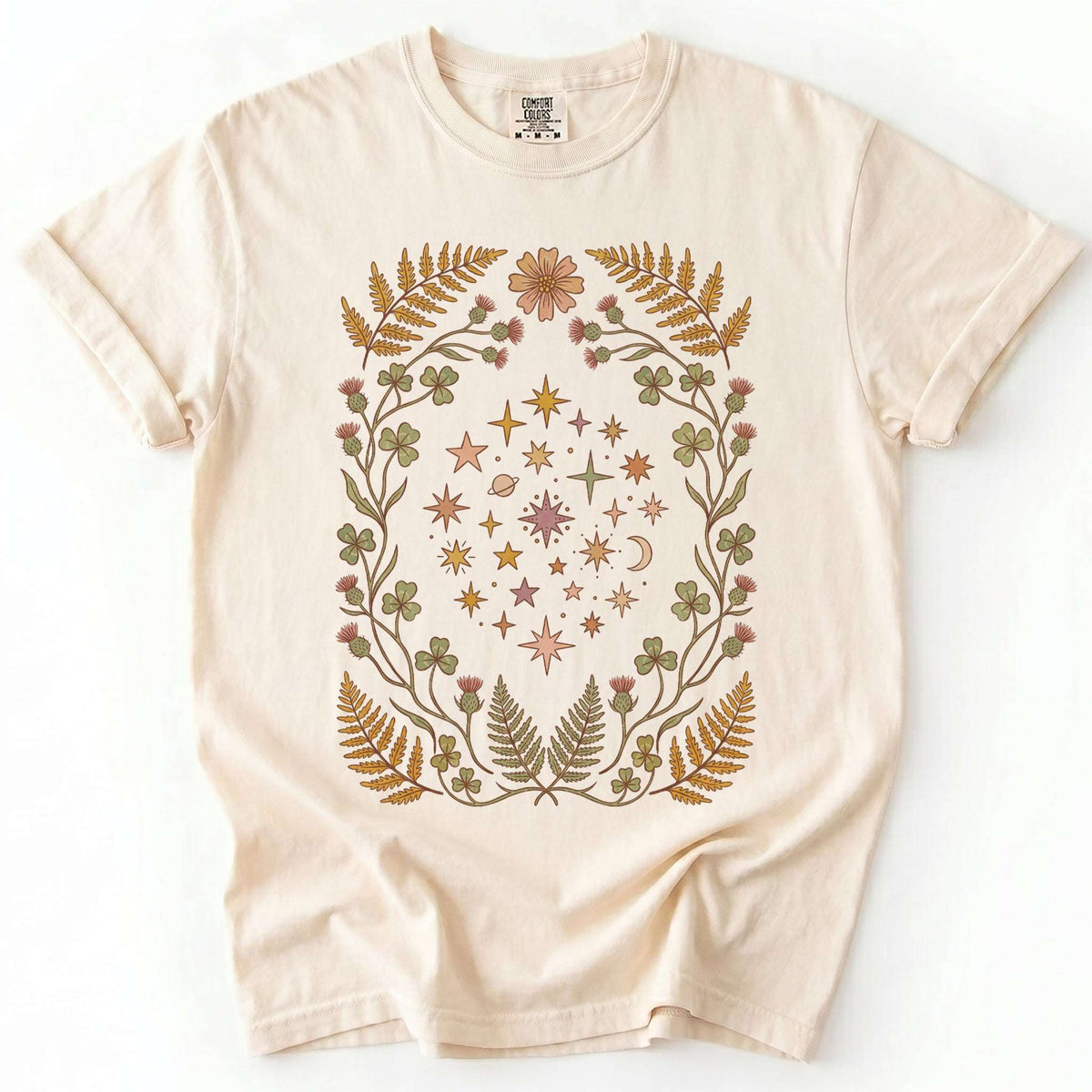 Botanical Starburst Vintage Washed T-Shirt