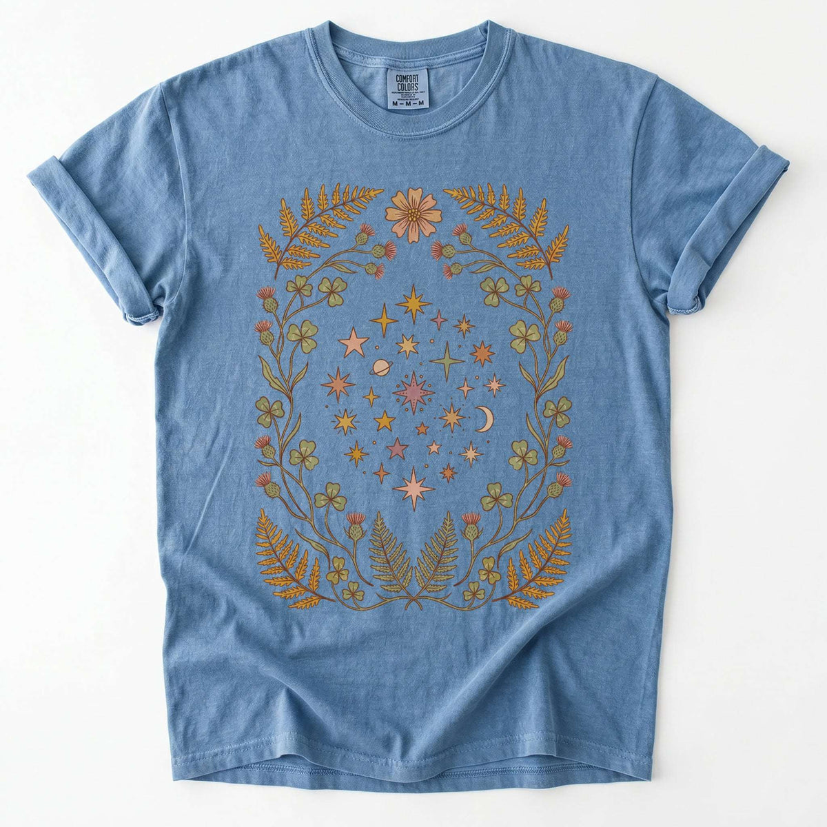 Botanical Starburst Vintage Washed T-Shirt