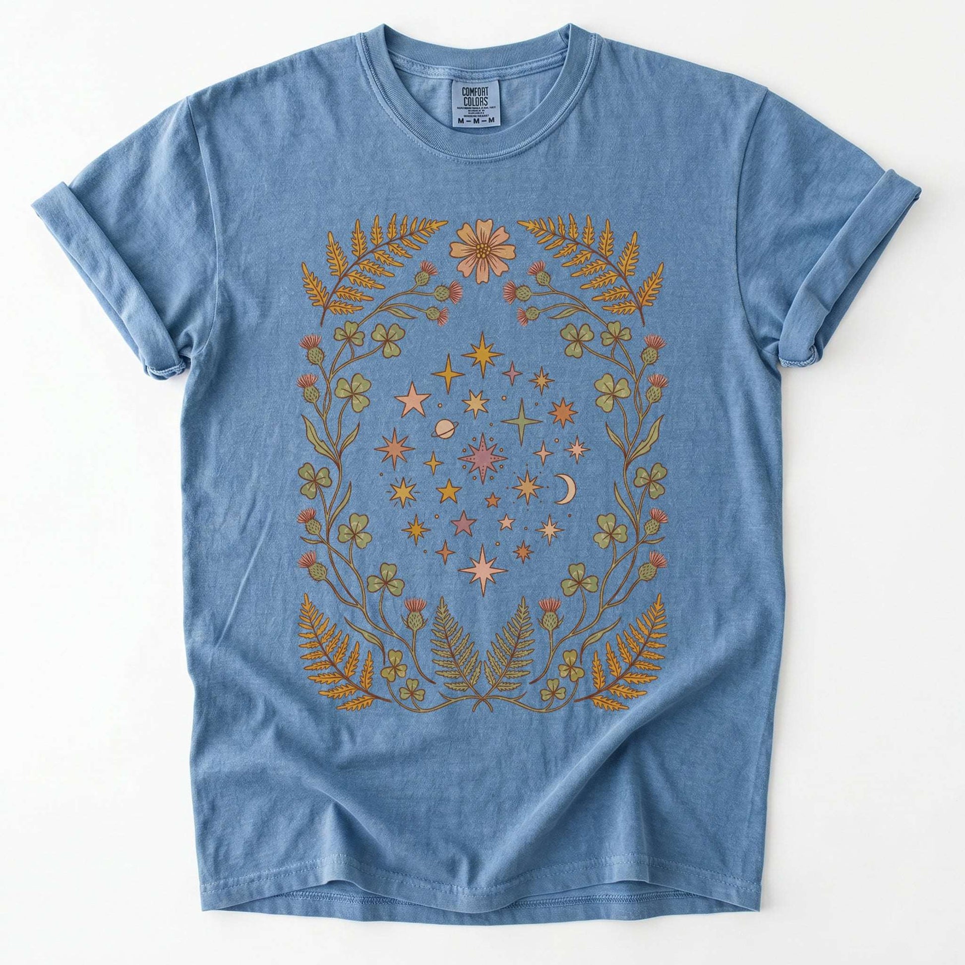 Botanical Starburst Vintage Washed T-Shirt