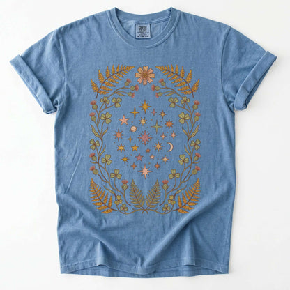 Botanical Starburst Vintage Washed T-Shirt
