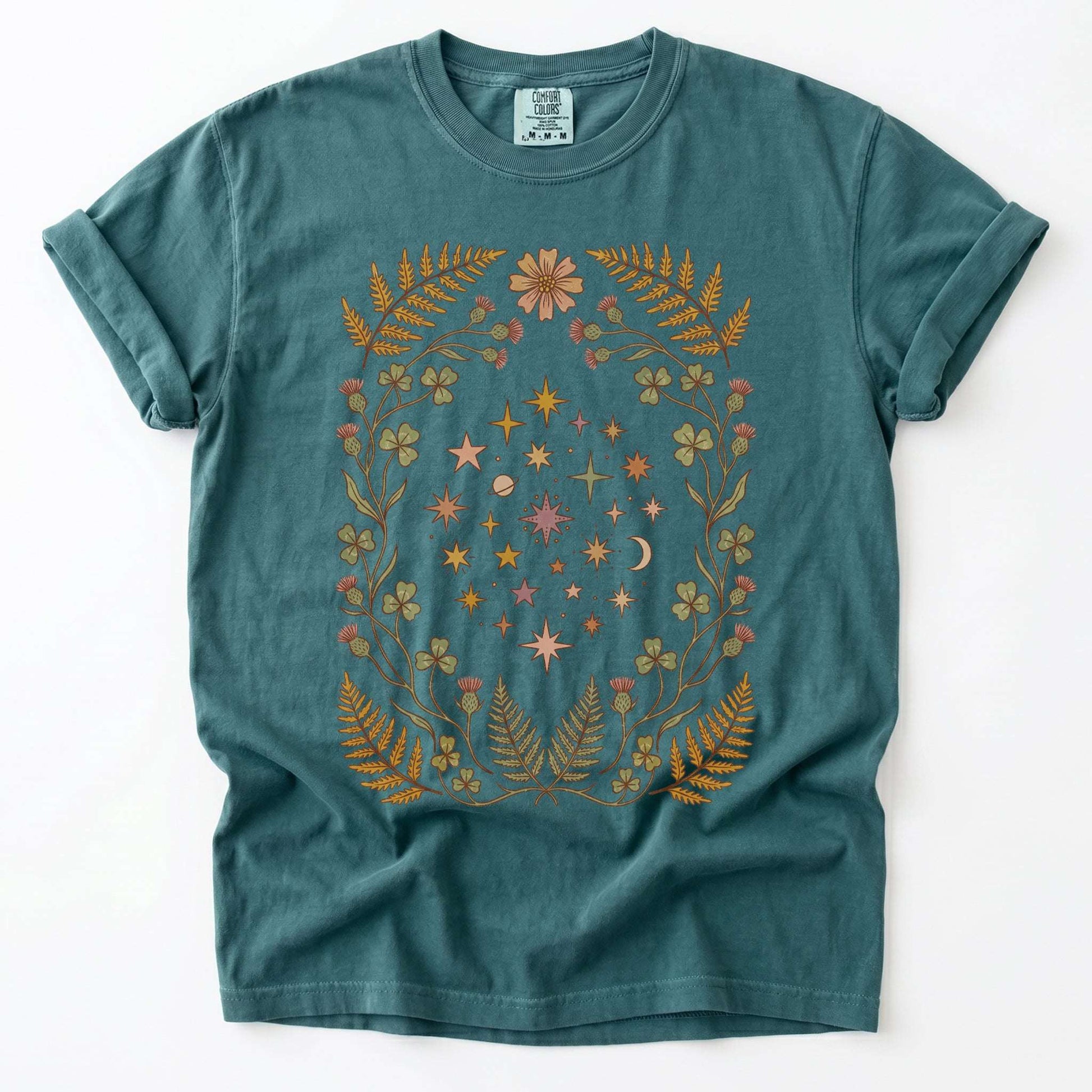 Botanical Starburst Vintage Washed T-Shirt
