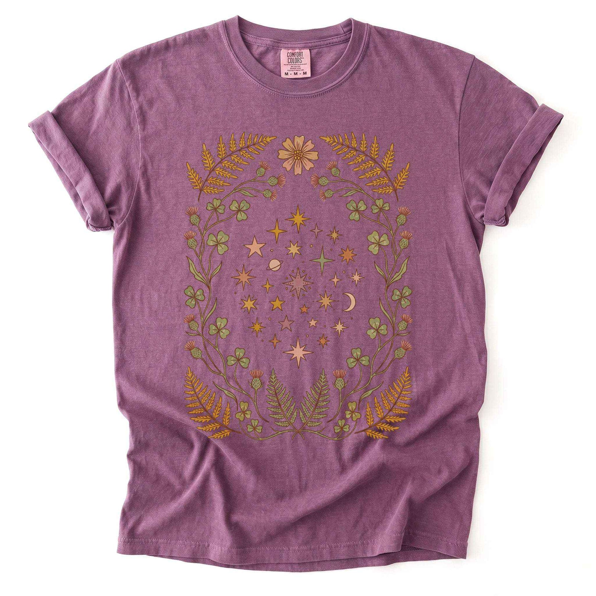 Botanical Starburst Vintage Washed T-Shirt