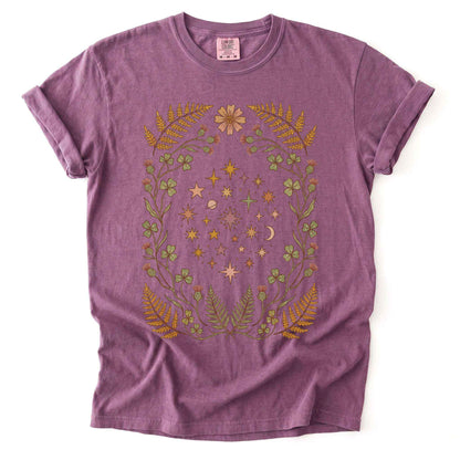 Botanical Starburst Vintage Washed T-Shirt
