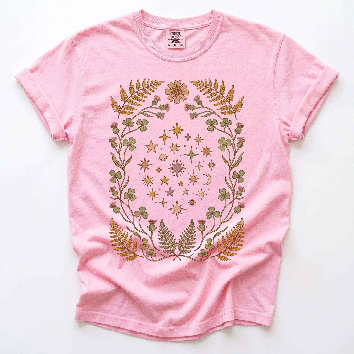 Botanical Starburst Vintage Washed T-Shirt