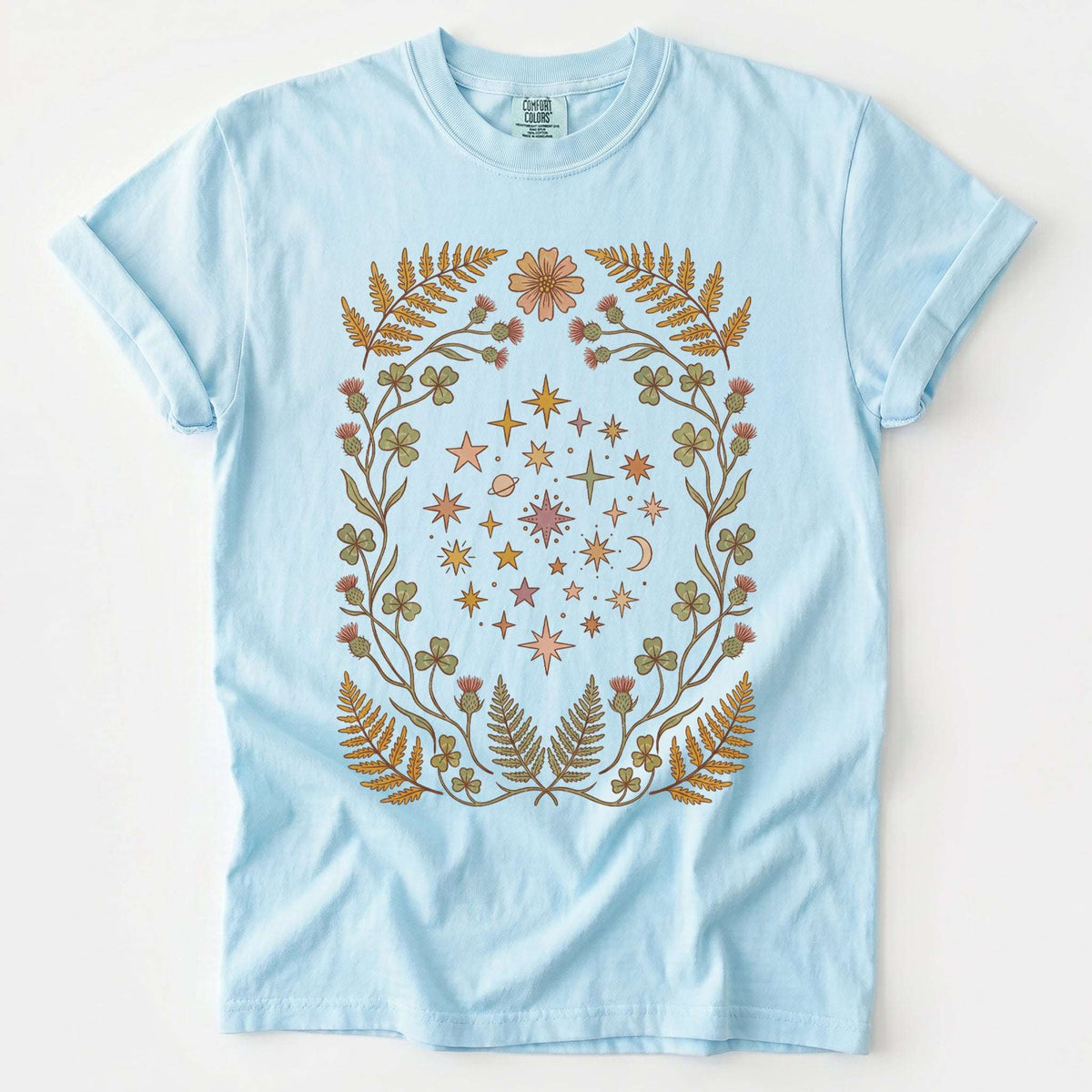 Botanical Starburst Vintage Washed T-Shirt
