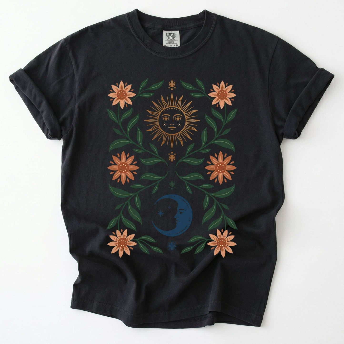 Sun & Moon Botanical Vintage Washed T-Shirt