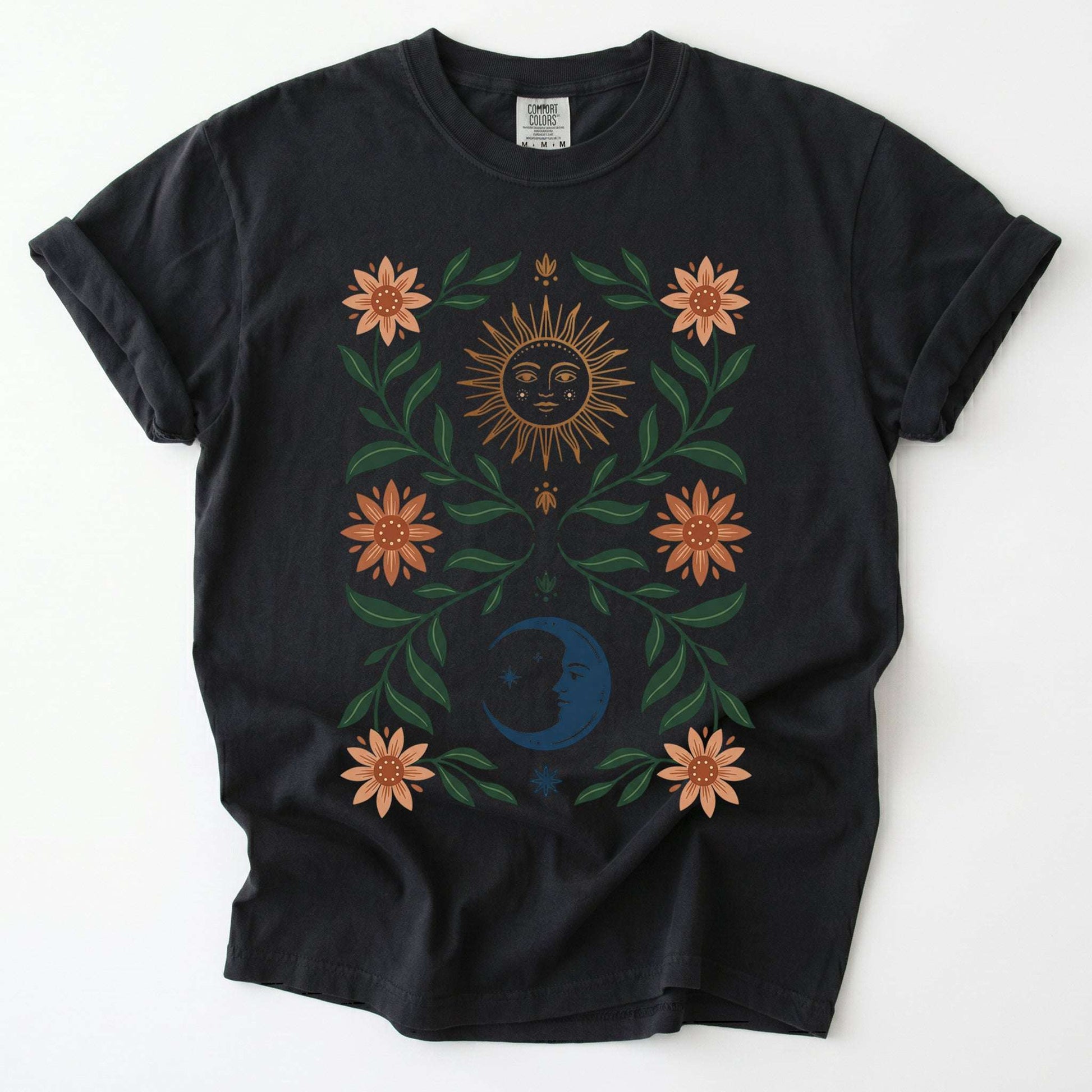 Sun & Moon Botanical Vintage Washed T-Shirt