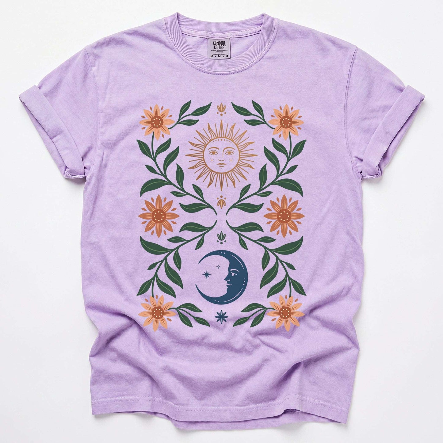 Sun & Moon Botanical Vintage Washed T-Shirt