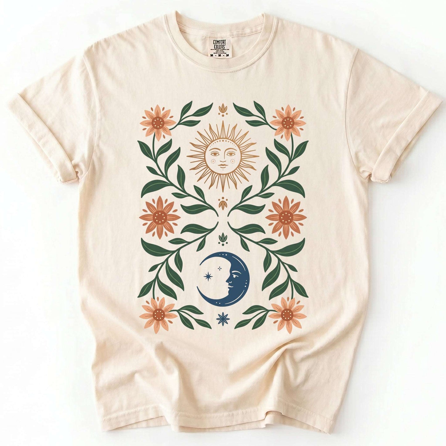 Sun & Moon Botanical Vintage Washed T-Shirt