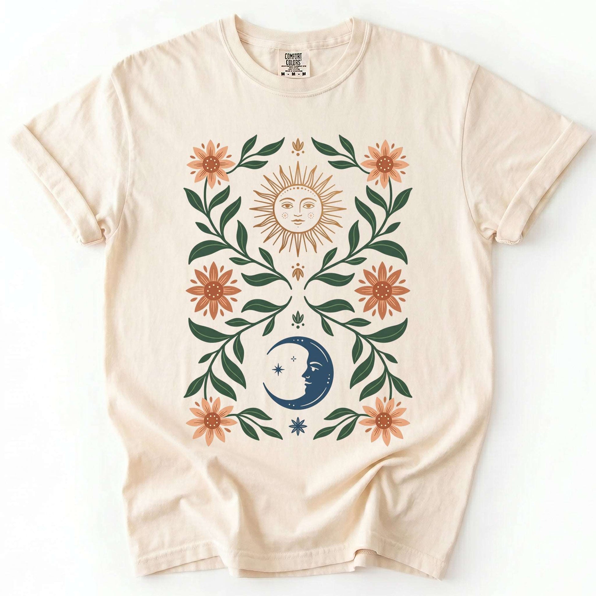 Sun & Moon Botanical Vintage Washed T-Shirt