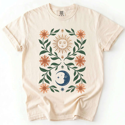 Sun & Moon Botanical Vintage Washed T-Shirt