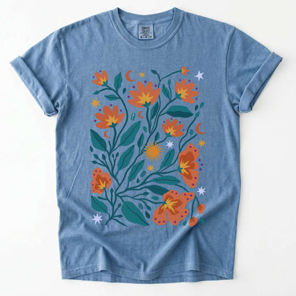 Celestial Floral Canopy Vintage Washed T-Shirt