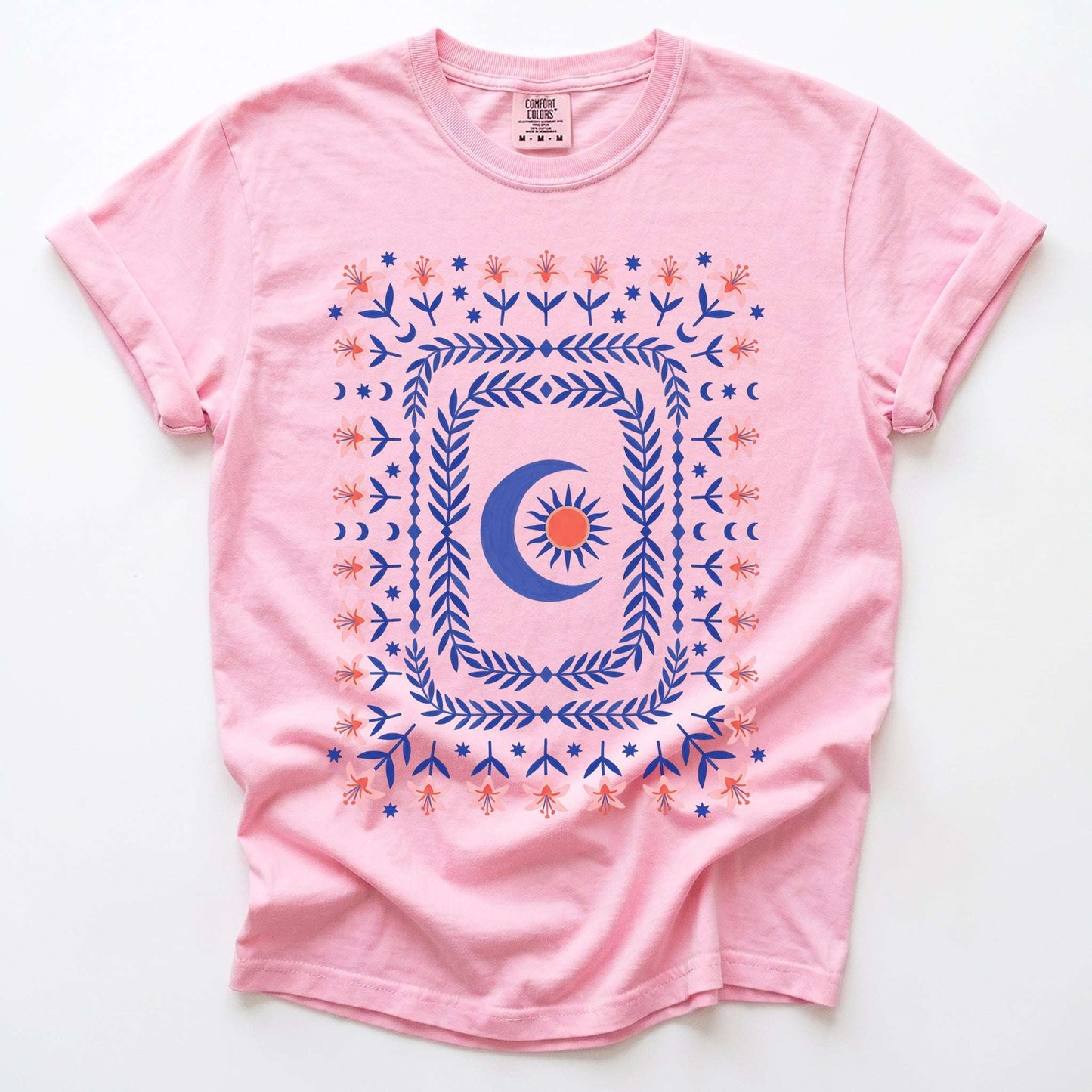 Celestial Floral Tapestry Vintage Washed T-Shirt
