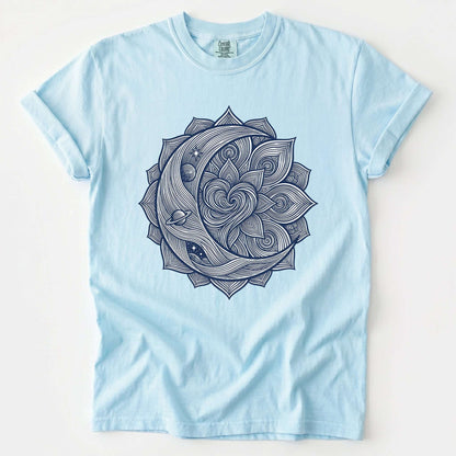 Celestial Heart Mandala Vintage Washed T-Shirt