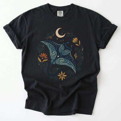 Celestial Manta Ray Vintage Washed T-Shirt
