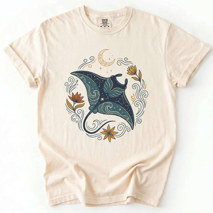 Celestial Manta Ray Vintage Washed T-Shirt