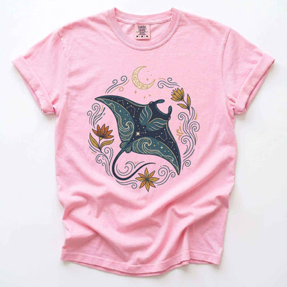 Celestial Manta Ray Vintage Washed T-Shirt