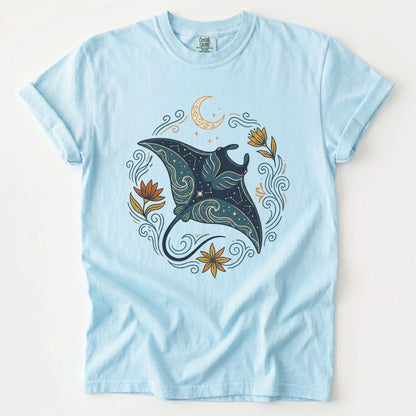 Celestial Manta Ray Vintage Washed T-Shirt
