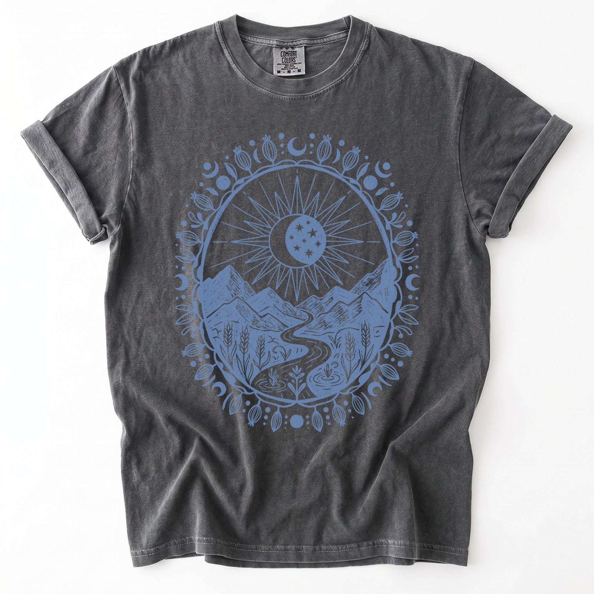 Celestial Mountain Vintage Washed T-Shirt