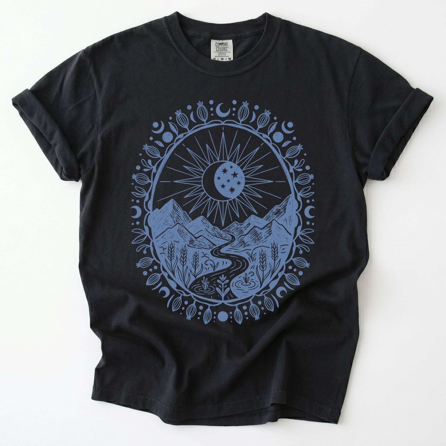 Celestial Mountain Vintage Washed T-Shirt