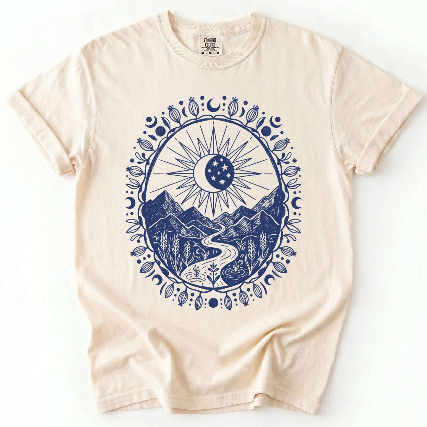 Celestial Mountain Vintage Washed T-Shirt
