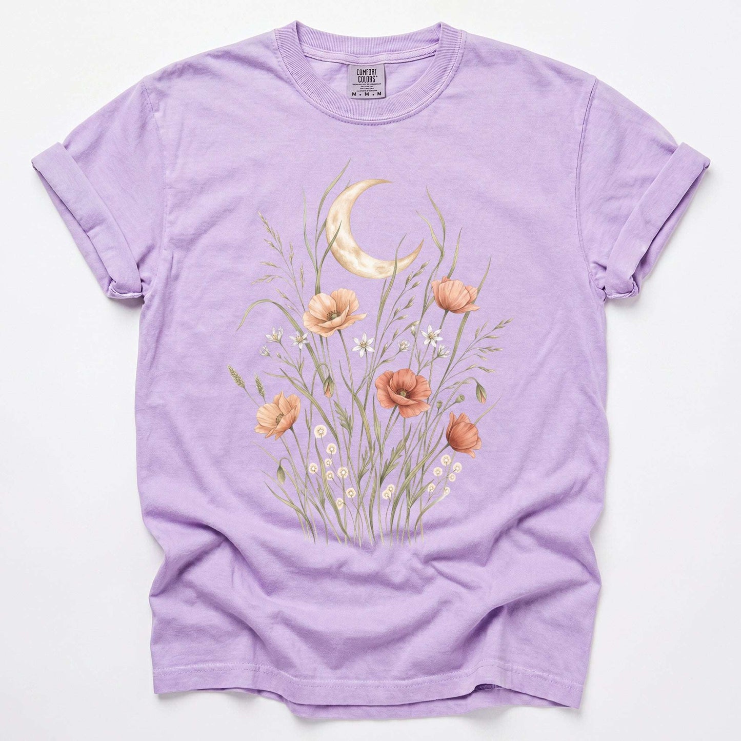 Celestial Wildflowers Vintage Washed T-Shirt