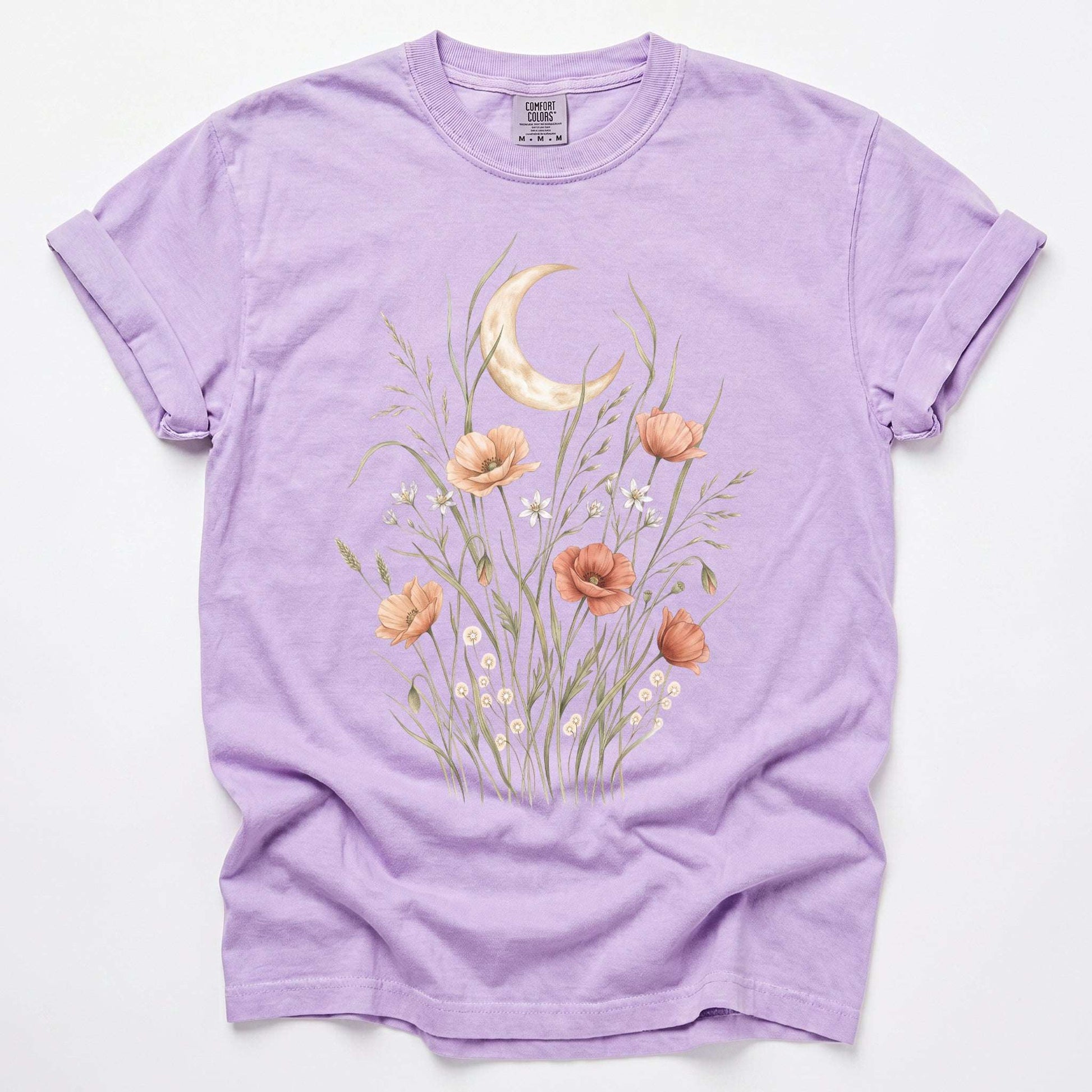 Celestial Wildflowers Vintage Washed T-Shirt
