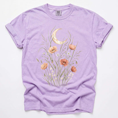 Celestial Wildflowers Vintage Washed T-Shirt