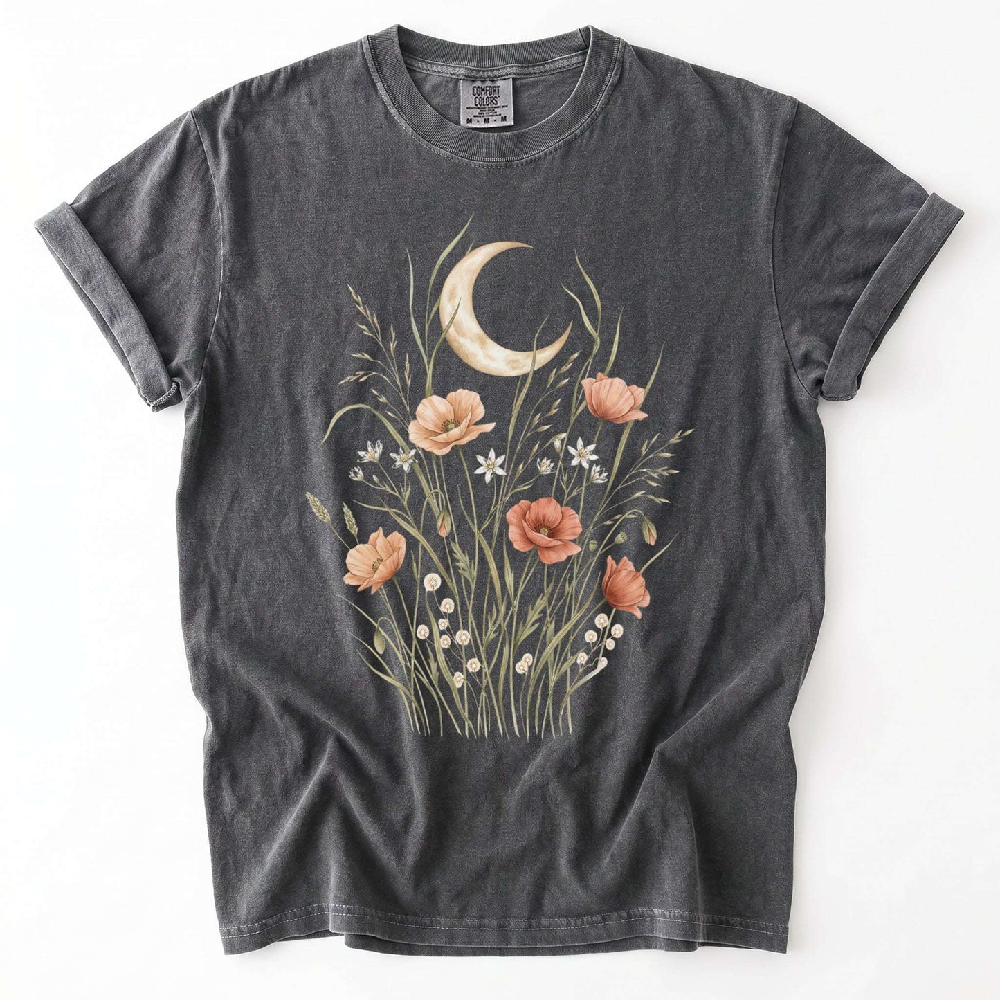 Celestial Wildflowers Vintage Washed T-Shirt