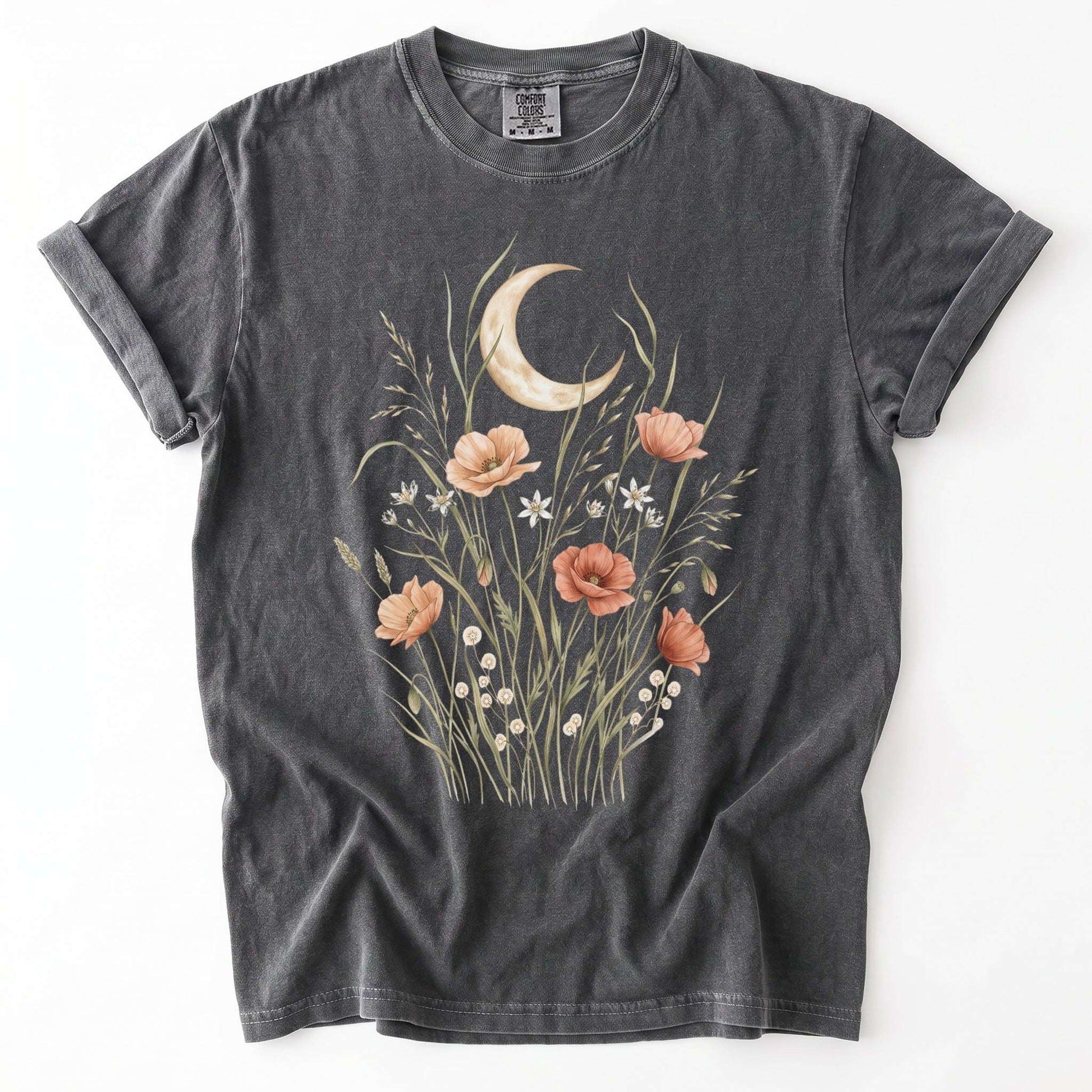Celestial Wildflowers Vintage Washed T-Shirt