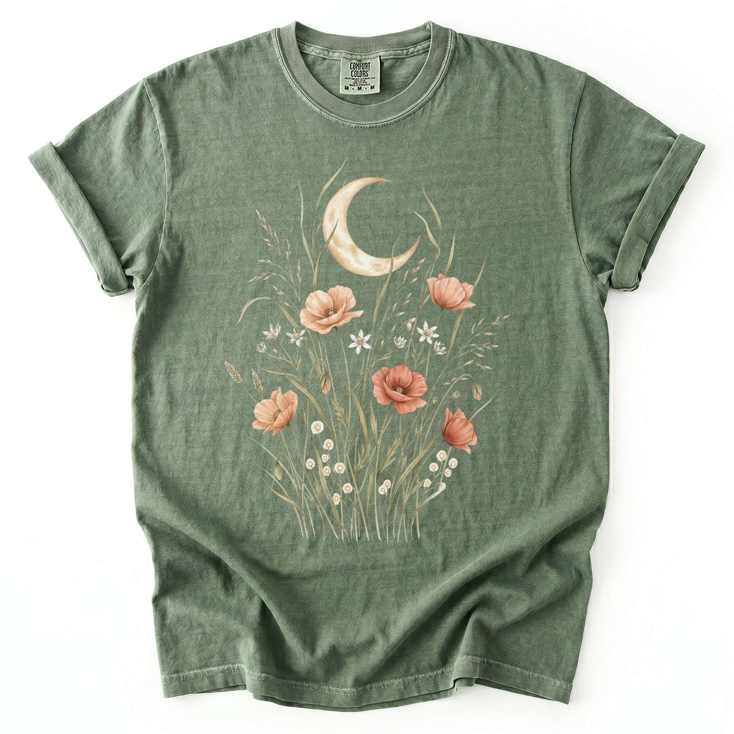 Celestial Wildflowers Vintage Washed T-Shirt