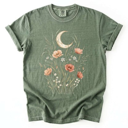 Celestial Wildflowers Vintage Washed T-Shirt