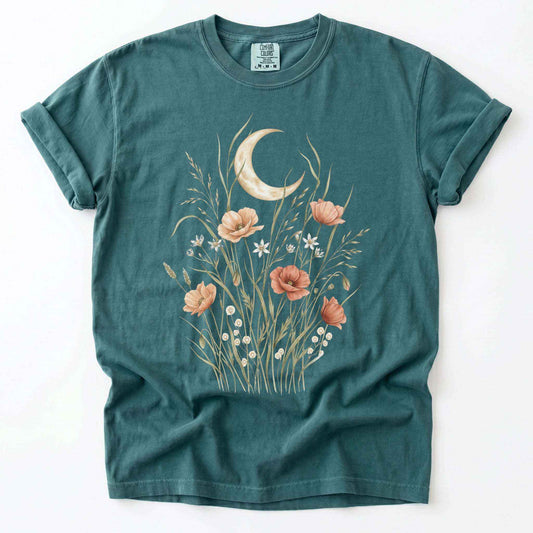 Celestial Wildflowers Vintage Washed T-Shirt