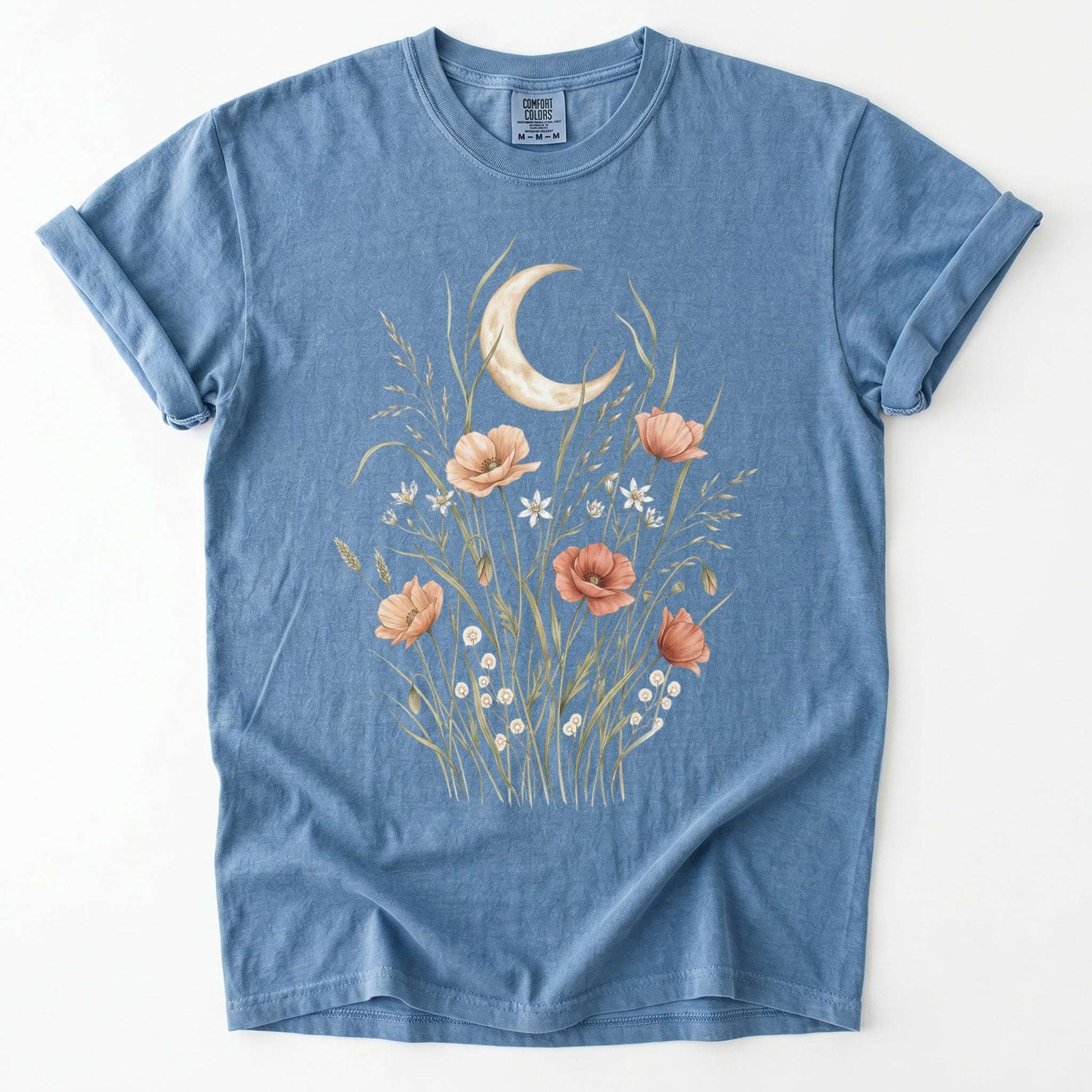 Celestial Wildflowers Vintage Washed T-Shirt