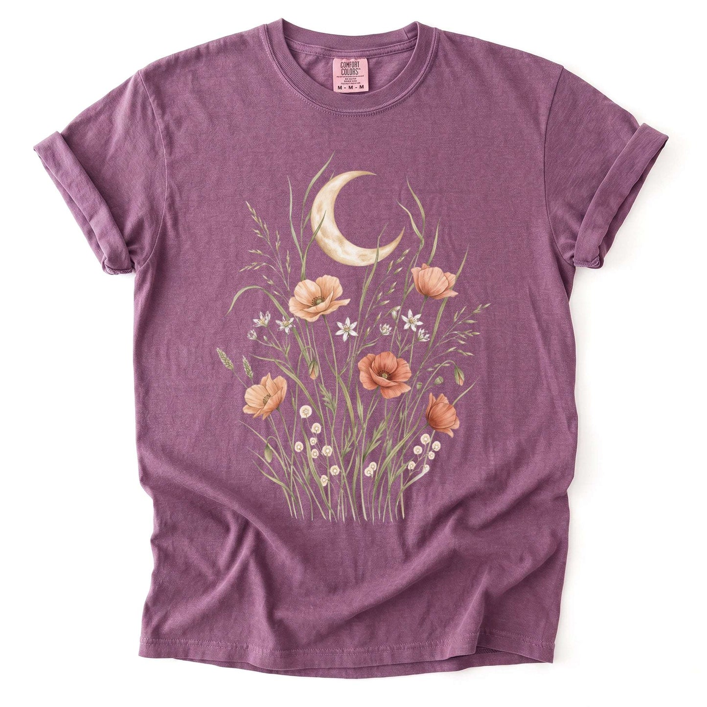 Celestial Wildflowers Vintage Washed T-Shirt