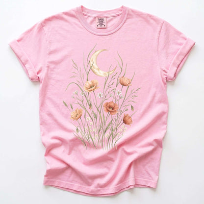 Celestial Wildflowers Vintage Washed T-Shirt